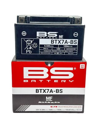 Batería BTX7A-BS sin mantenimiento de 12 0316