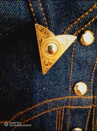 Versace Jeans Couture Vestito Blu Oro