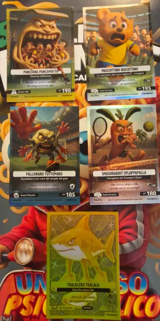 Carte Promo Brainrot 5 Pz Edizione Limitata