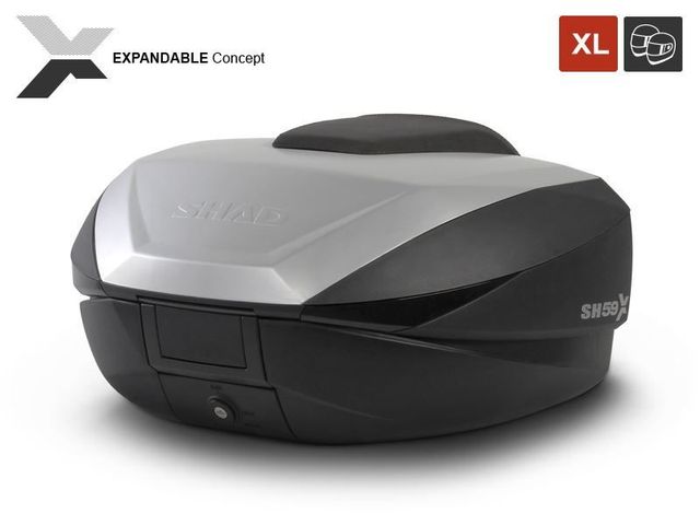 Maleta de moto SH59X ALU de aluminio ext C9E0