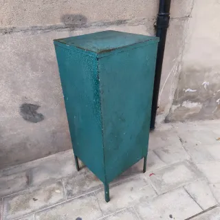 Archivador Industrial antiguo Mid-Century