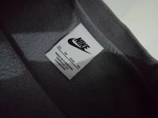 Sudadera Nike gris algodón