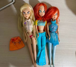 Lotto 3 bambole Winx