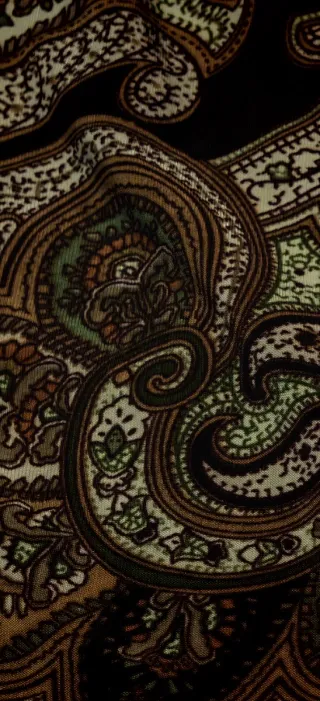 Vestido Boho Estampado Paisley Talla M