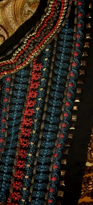 Vestido Boho Estampado Paisley Talla M