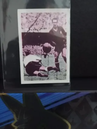 Cromo fútbol antiguo Telmo zarra