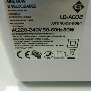 Ventilador Enfriador de aire LQ-AC02
