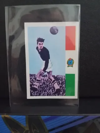 Cromo de fútbol antiguo de sándor kocsis