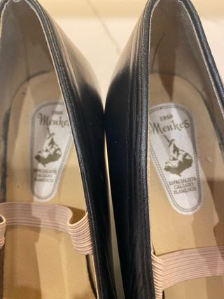 Scarpe da ballo nere Menkes per flamenco