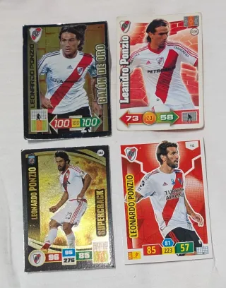 4 Figurine Leonardo Ponzio River Plate