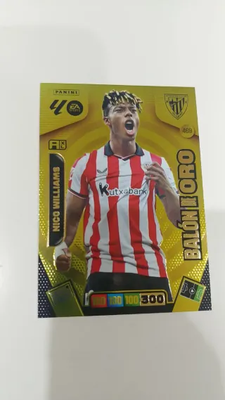 Nico Williams 469 Balón de Oro Adrenalyn XL 25/26