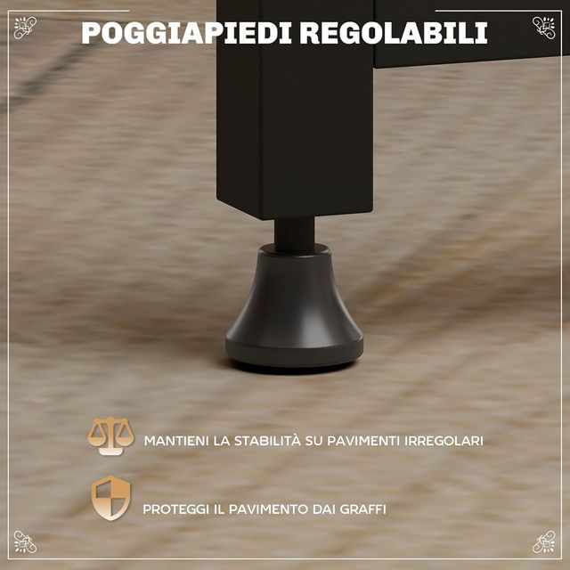 Conjunto De Comedor Con Barra Y 2 Taburetes Altos, Mesa Alta Con 3 Estantes Laterales Y Taburetes Con Reposapiés Estilo Industrial, Marrón