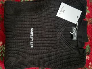 Jersey Bershka Negro Simplify Life