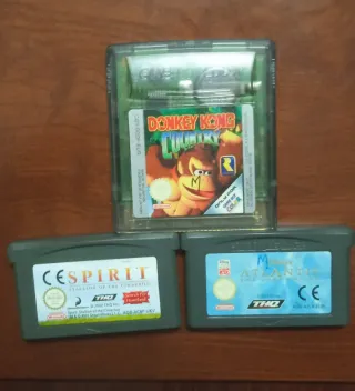 Lote 3 Juegos Game Boy Color: Donkey Kong, Spirit,