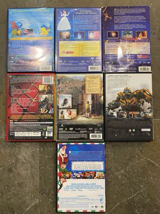 DVD:La Sirenita, Aladdin Edición especial,Narnia..