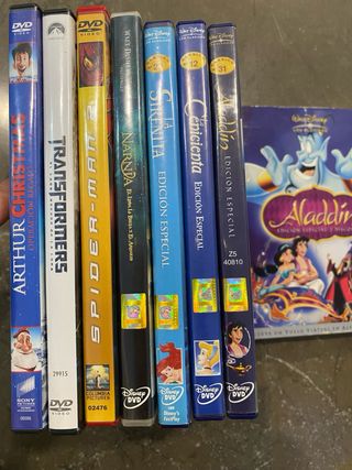 DVD:La Sirenita, Aladdin Edición especial,Narnia..