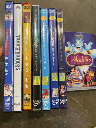 DVD:La Sirenita, Aladdin Edición especial,Narnia..