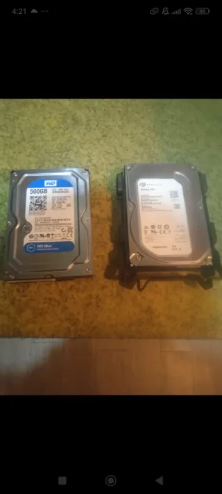 Duros Seagate y WD 500GB