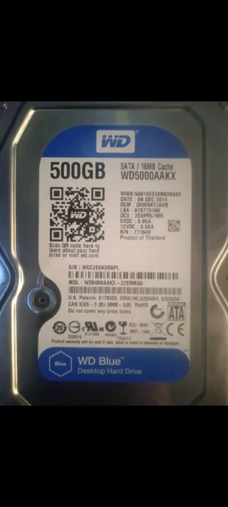 Duros Seagate y WD 500GB