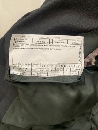 Valentino Garavani Giacca Grigia Uomo