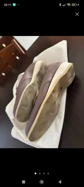 Scarpe col tacco beige con fasce