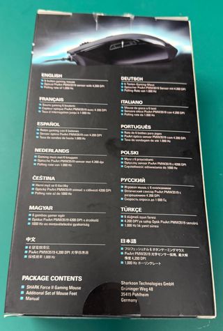 Ratón Gaming Sharkoon Shark Force II