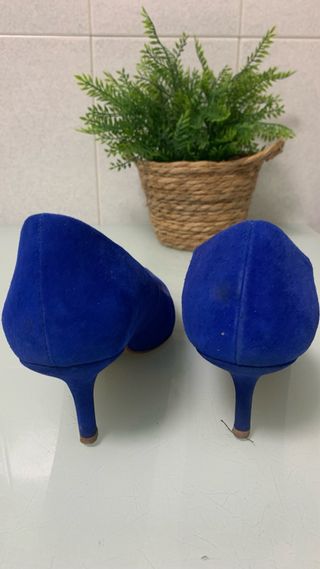 Scarpe Zara Taglia 38 Blu