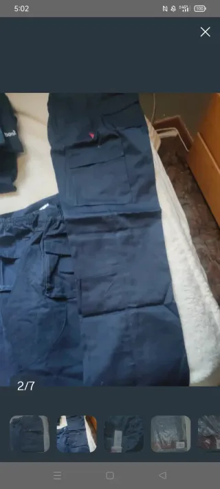 Pantalón JIGGA bolsillos azul t/48