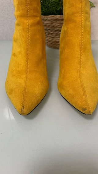 Botines Mostaza Talla 38