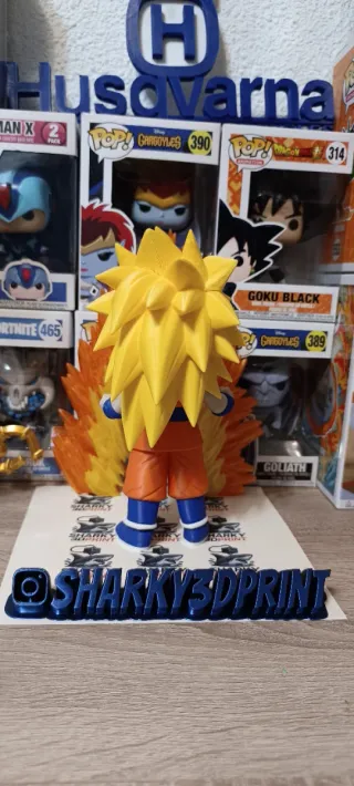 Figura Goku SSJ3 Daima 3D