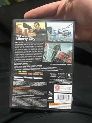 Grand Theft Auto IV PC DVD