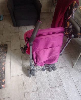 Silla de paseo rosa