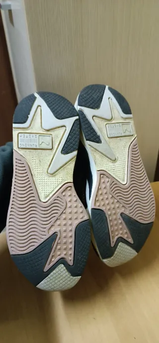 Scarpe Puma RS X nere e oro