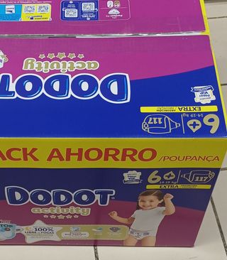 Pack 117 panales Dodot Activity 6 (14-19kg)