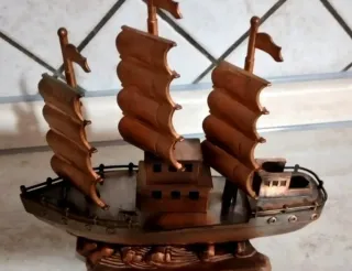 Porta accendino nave vintage