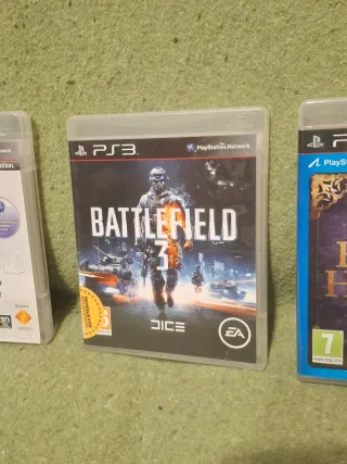 Lote 3 giochi PS3: Gran Turismo 5, Battlefield 3, Wonderbook: Il Libro degli Incantesimi