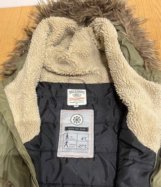 Abrigo Wrangler Verde Hombre