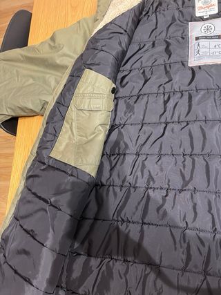 Abrigo Wrangler Verde Hombre