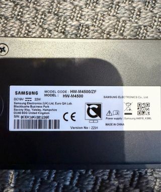 Barra Sonido Curva Samsung HW-M4500 Negra