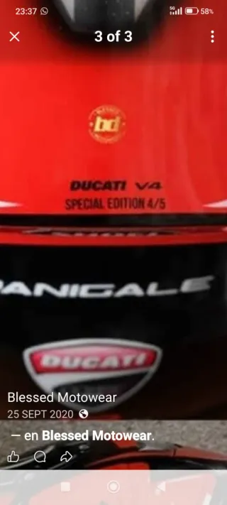 Casco Shoei X-Spirit 3 Ducati Panigale V4R