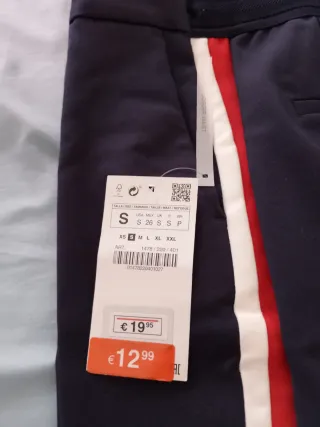 Pantalón vestir rayas lateral S/36/8