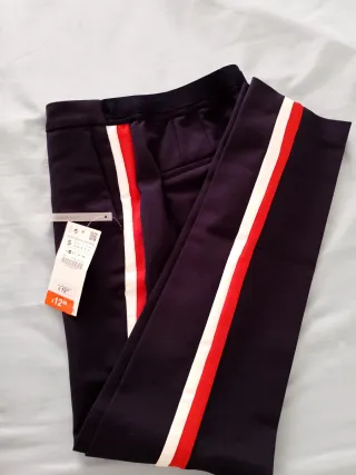 Pantalón vestir rayas lateral S/36/8