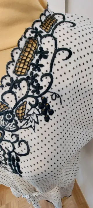 Blusa vintage bordada