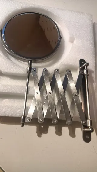 Espejo pared extensible redondo