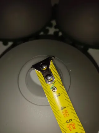 Tulipas de cristal con detalle verde