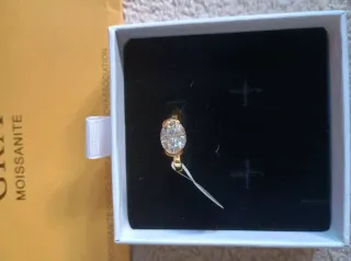 Anillo de Plata 925 Chapado en Oro