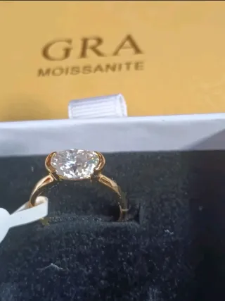 Anillo de Plata 925 Chapado en Oro