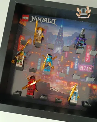 Marco Expositor Lego Ninjago Minifiguras