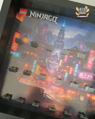 Marco Expositor Lego Ninjago Minifiguras