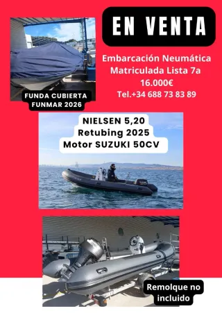 Embarcación Neumática NIELSEN 5,20